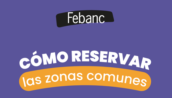 Cómo reservar zonas comunes